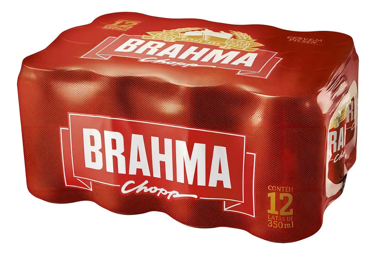 Cerveja Brahma Pack c/12 350ml